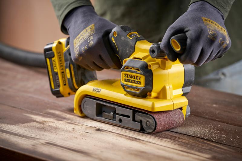18V STANLEY® FATMAX® V20 Cordless Brushless Belt Sander (Tool Only)